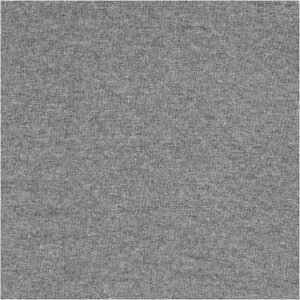 Rundstrikket rib melange Total bredde 70cm (35cm x 2) Oeko-tex standard 100, grå meleret, 1lb.m.