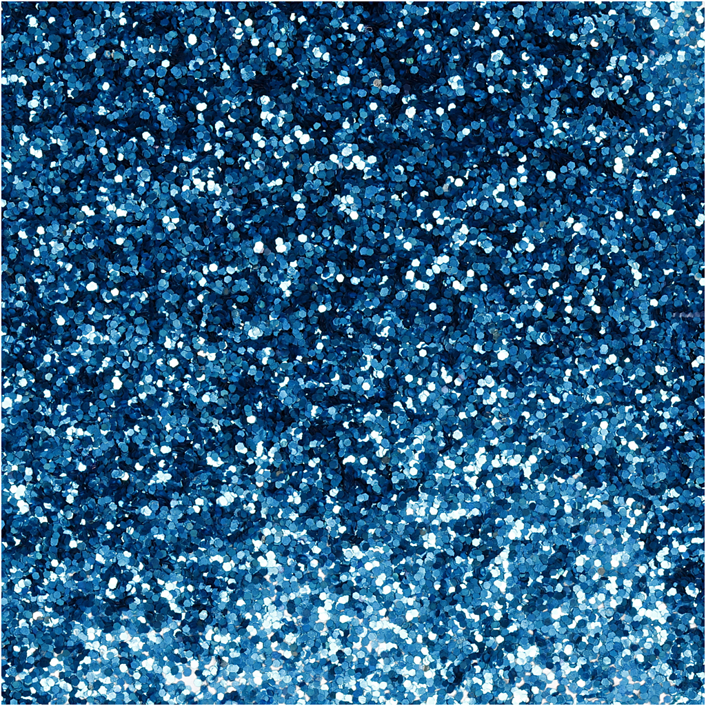 Bio-glimmer, blå, diam. 0,4 mm, 10 g/ 1 ds.
