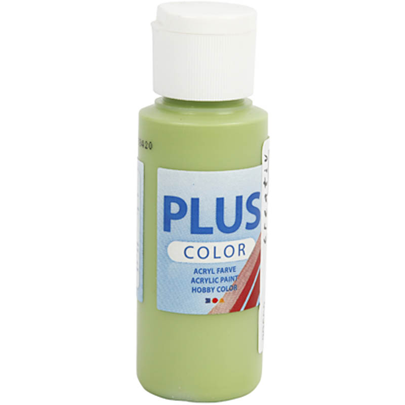 Plus Color hobbymaling, leaf green, 60 ml/ 1 fl.