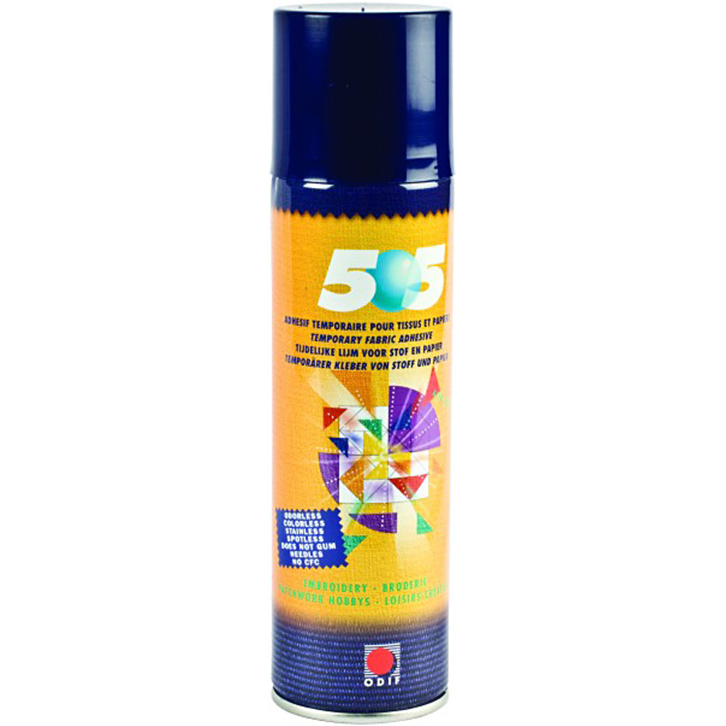 Spray lim - midlertidig klæb, transparant, 250ml