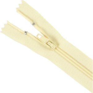 Kjolelås 55 cm 4 mm Lys gul