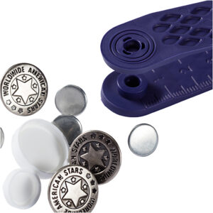 Jeansknapper, 17 mm, 8 stk