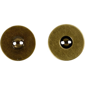 Magnet knap 18 mm Antik guld