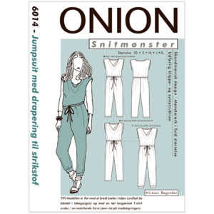 Onion Mønster, Jumpsuit m/ drapering