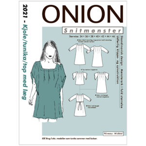 Onion Mønster, Kjole/tunika/top m/ læg