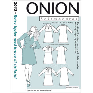 Onion Mønster, Retro kjoler m/ krave
