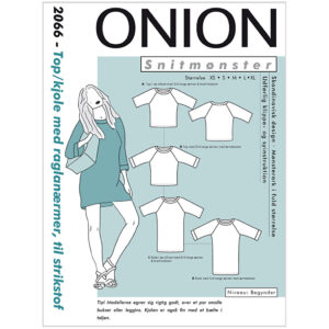 Onion Mønster, Top/kjole m/ raglanærmer