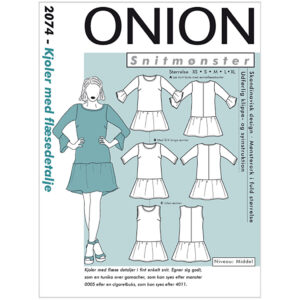Onion Mønster, Kjoler m/ flæsedetalje