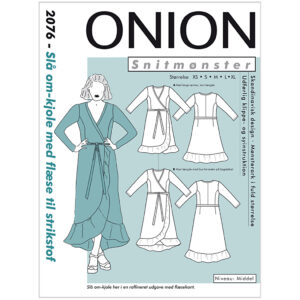 Onion Mønster, Slå om-kjole m/ flæse