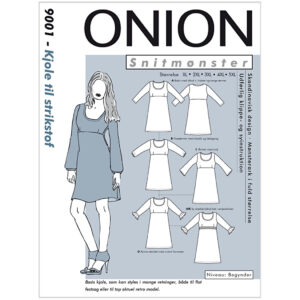 Onion Plus Størrelser, Kjole til strikstof
