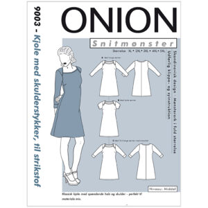 Onion Plus Størrelser, Kjole m/ skulderstykke