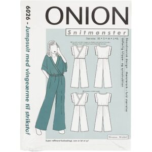 Onion Mønster, Jumpsuit m/ vingeærme