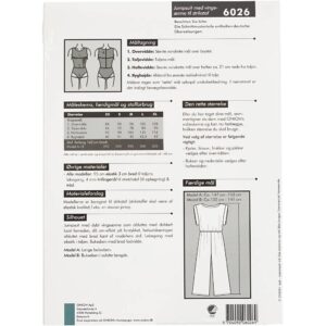 Onion Mønster, Jumpsuit m/ vingeærme