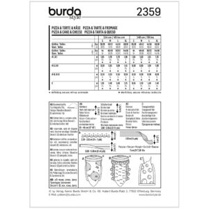 Kostume Burda 2359 flere størrelser