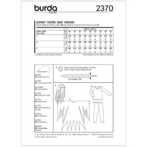 Spøgelse Burda 2370 str. 104-152