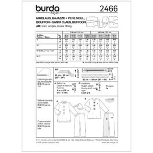 Klovn/julemand Burda 2466 str. 46-60