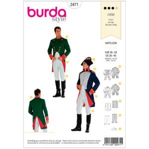 Kostume Burda 2471 str. 46-58