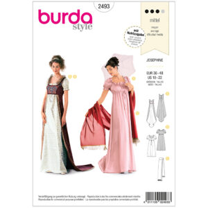 Kostume Burda 2493 str. 36-46