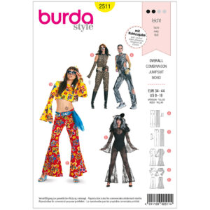 Kostume Burda 2511 str. 34-46