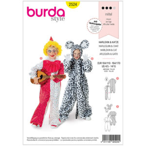 Klovn/kat Burda Kids 2524 str. 104/110 - 164/170