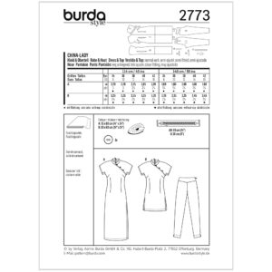 Kostume Burda 2773 str. 32-42