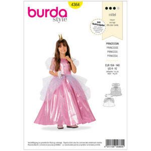 Prinsesse Burda Kids 4364 str. 104-140