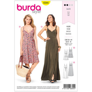 Kjole Burda 6343 str. 34-44