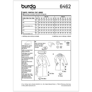 Jakke Burda 6462 str. 34-46
