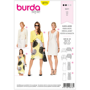 Jakke/kjole Burda 6773 str. 34-44