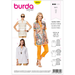 Tunika Burda 6809 str. 34-46