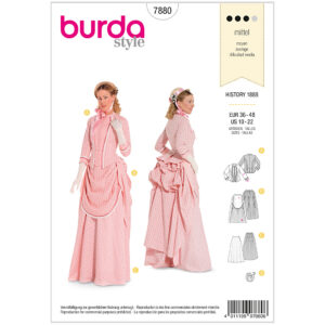 Kostume Burda 7880 str. 36-48