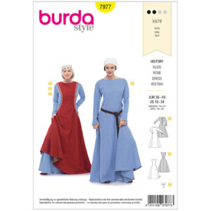 Kjole Burda 7977 str. 36-50