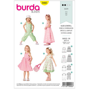 Kjole/Buksedragt Burda Kids 9460 str. 92-116