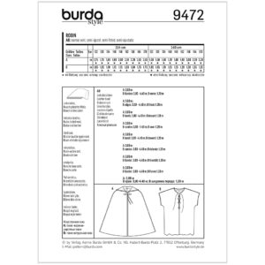 Robin Hood Burda Kids 9472 str. 122-170