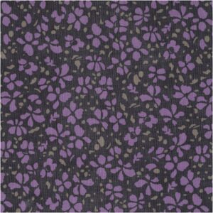 Mesh m/ blomster print Sort