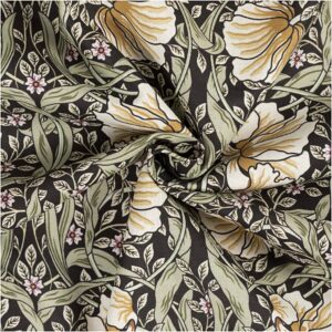 Kanvas m/ pimpernel William Morris Mørk grå