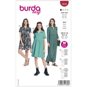 Kjole Burda 5829 str. 34-48