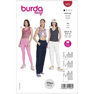 Top Burda 5852 str. 34-48