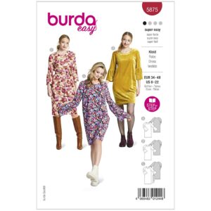 Kjole Burda 5875 str. 34-48