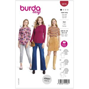 Top Burda 5876 str. 34-48