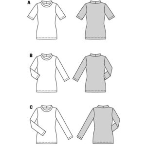 Top Burda 5876 str. 34-48