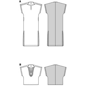 Kjole/top Burda 5894 str. 34-44