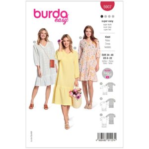 Kjole Burda 5907 str. 34-48