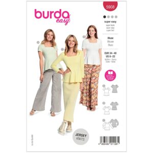 Bluse Burda 5908 str. 34-48