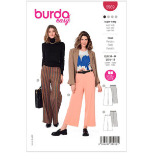 Bukser Burda 5969 str. 34-44