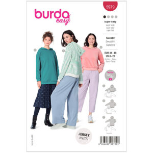 Sweatshirt Burda 5979 str. 34-48