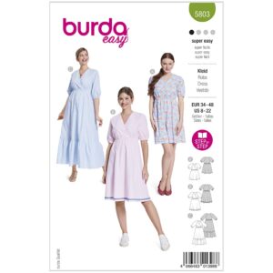 Kjole Burda 5803 str. 34-48