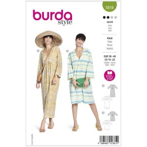 Kjole Burda 5816 str. 36-48