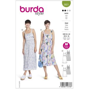 Kjole Burda 5821 str. 34-44