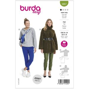 Bluse Burda 5867 str. 34-44